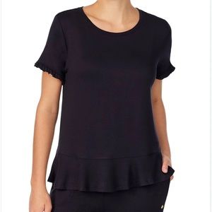 BEING DELETED Kate Spade French Terry Ruffle Tee